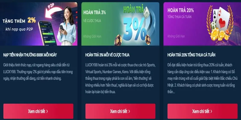 Giao diện trang chủ OK83861 với nút đăng nhập nổi bật